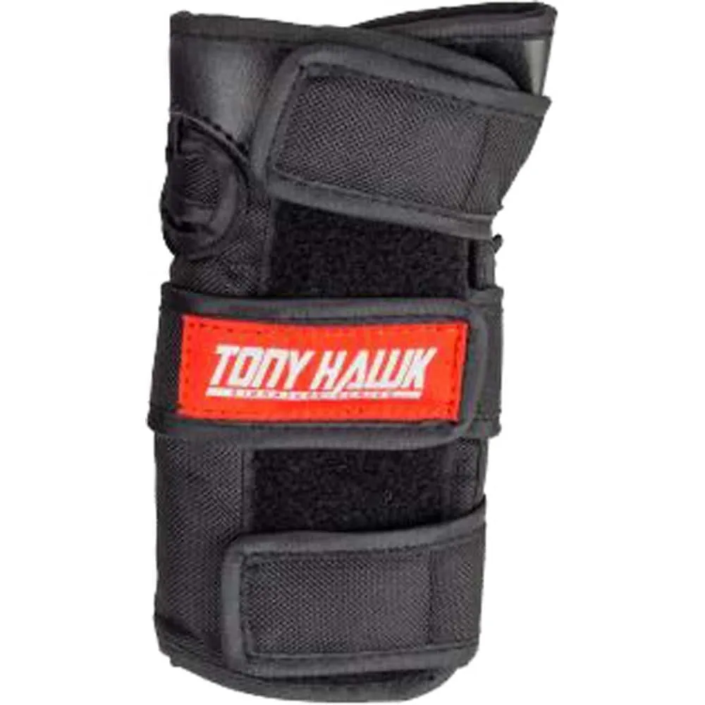 Tony Hawk Protective Full Pad Set & Helmet 4-9  Yrs Black/Red Junior