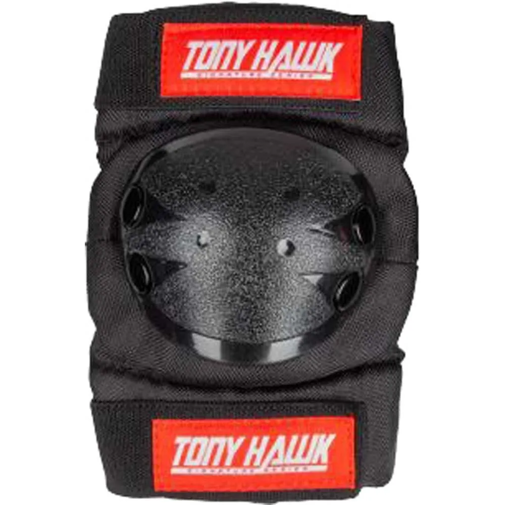 Tony Hawk Protective Full Pad Set & Helmet 4-9  Yrs Black/Red Junior