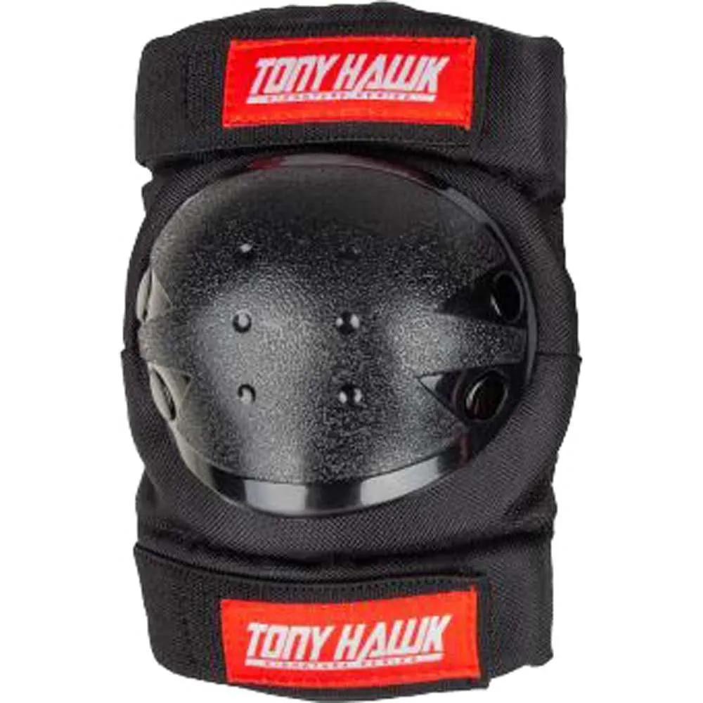 Tony Hawk Protective Full Pad Set & Helmet 4-9  Yrs Black/Red Junior