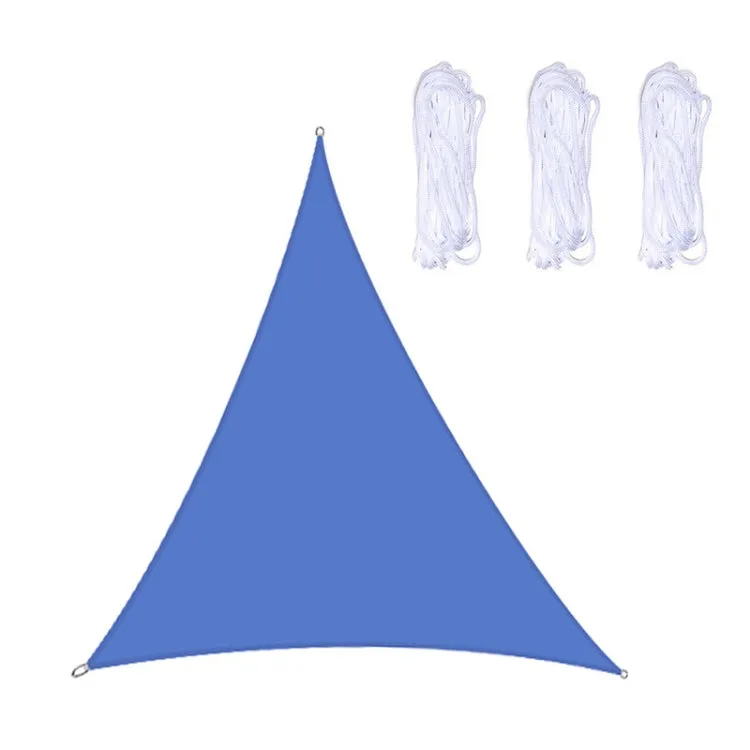 Triangle Outdoor Garden Sunshade Sail Waterproof Anti-UV Canopy, Size: 6m x 6m x 6m(Royal Blue)