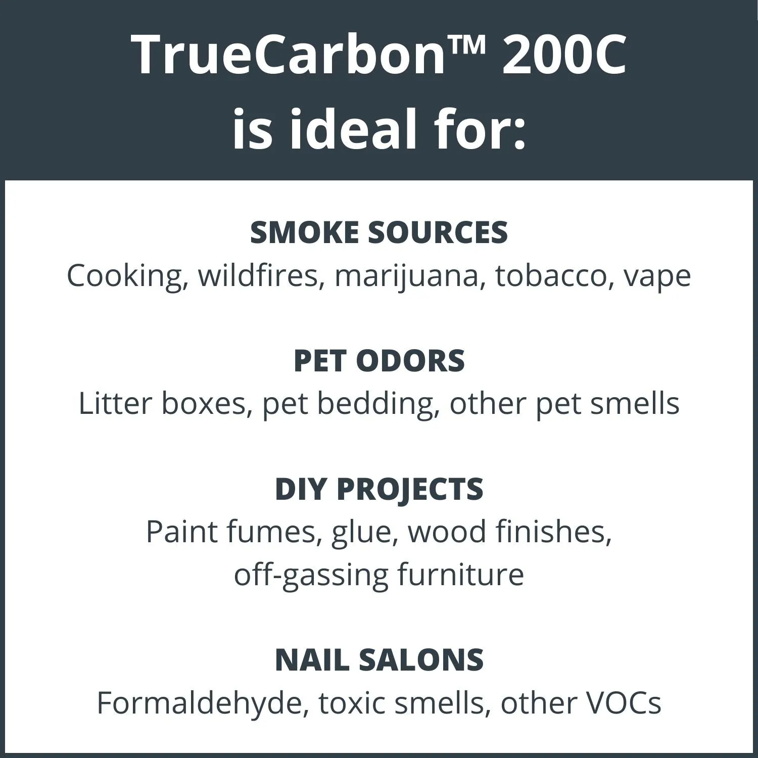 TrueCarbon™ 200C Air Purifier