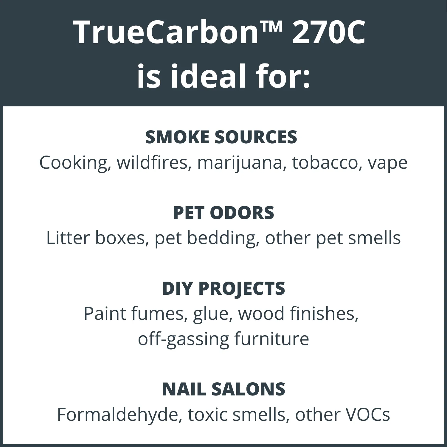 TrueCarbon™ 270C Air Purifier