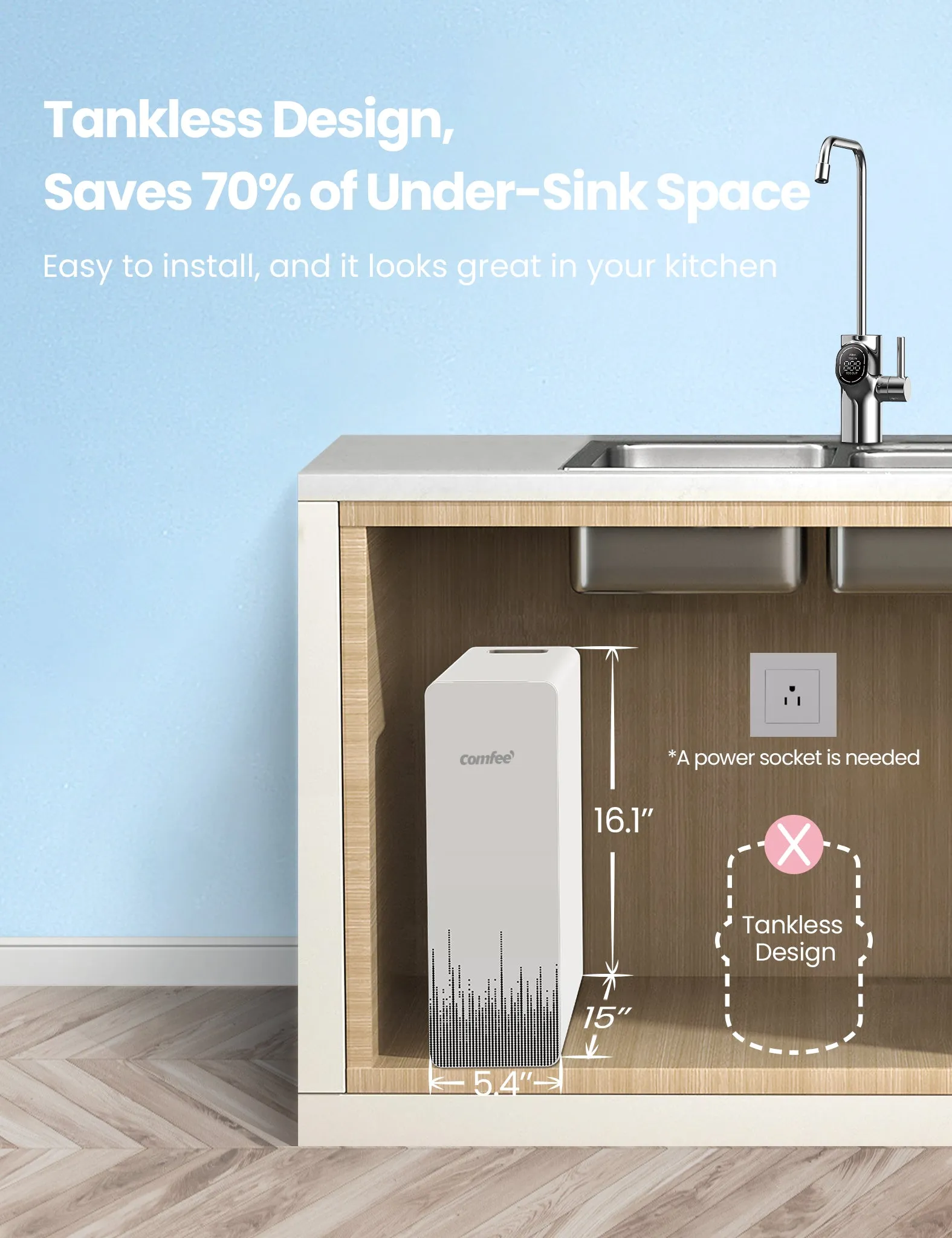 Under Sink Reverse Osmosis System - 600GPD Pro