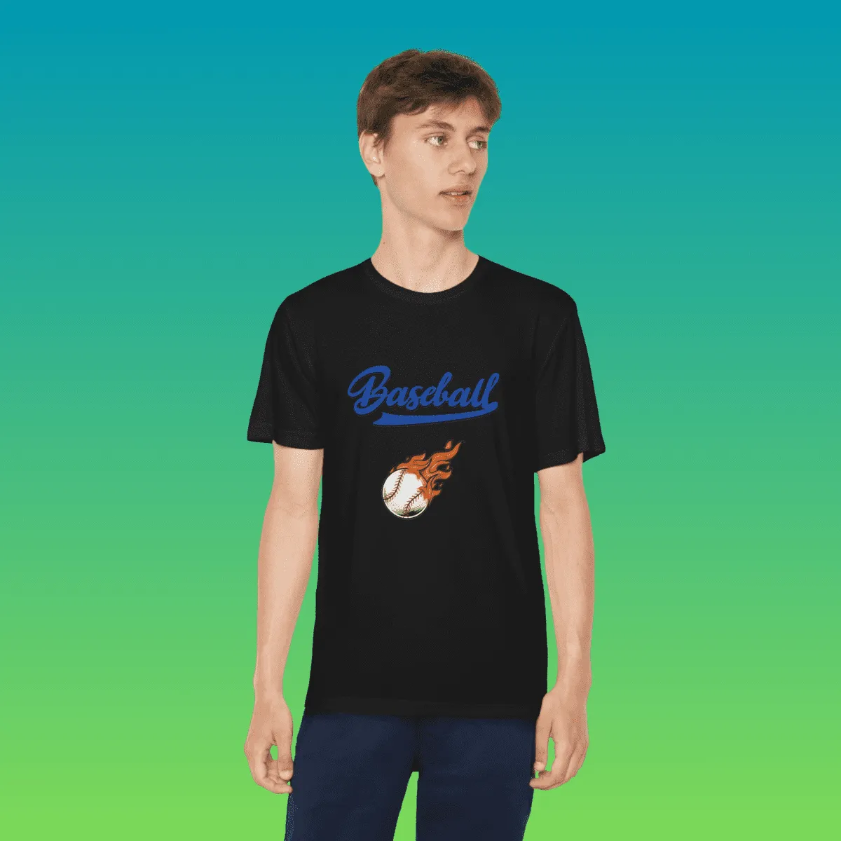 Youth Baseball Moisture-Wicking Tee