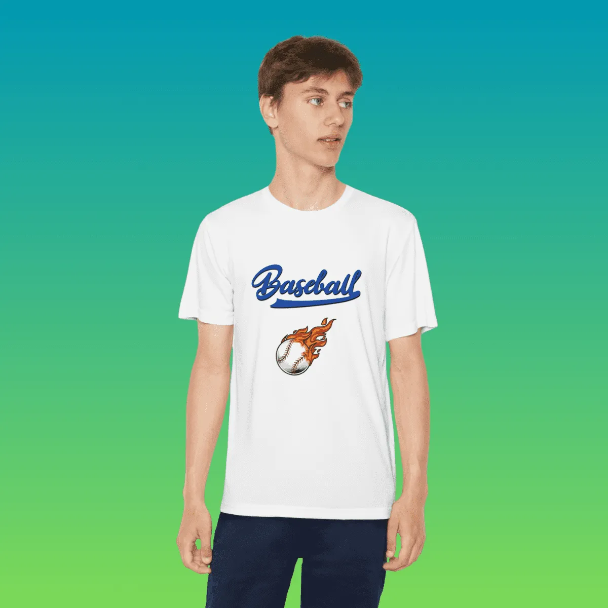 Youth Baseball Moisture-Wicking Tee