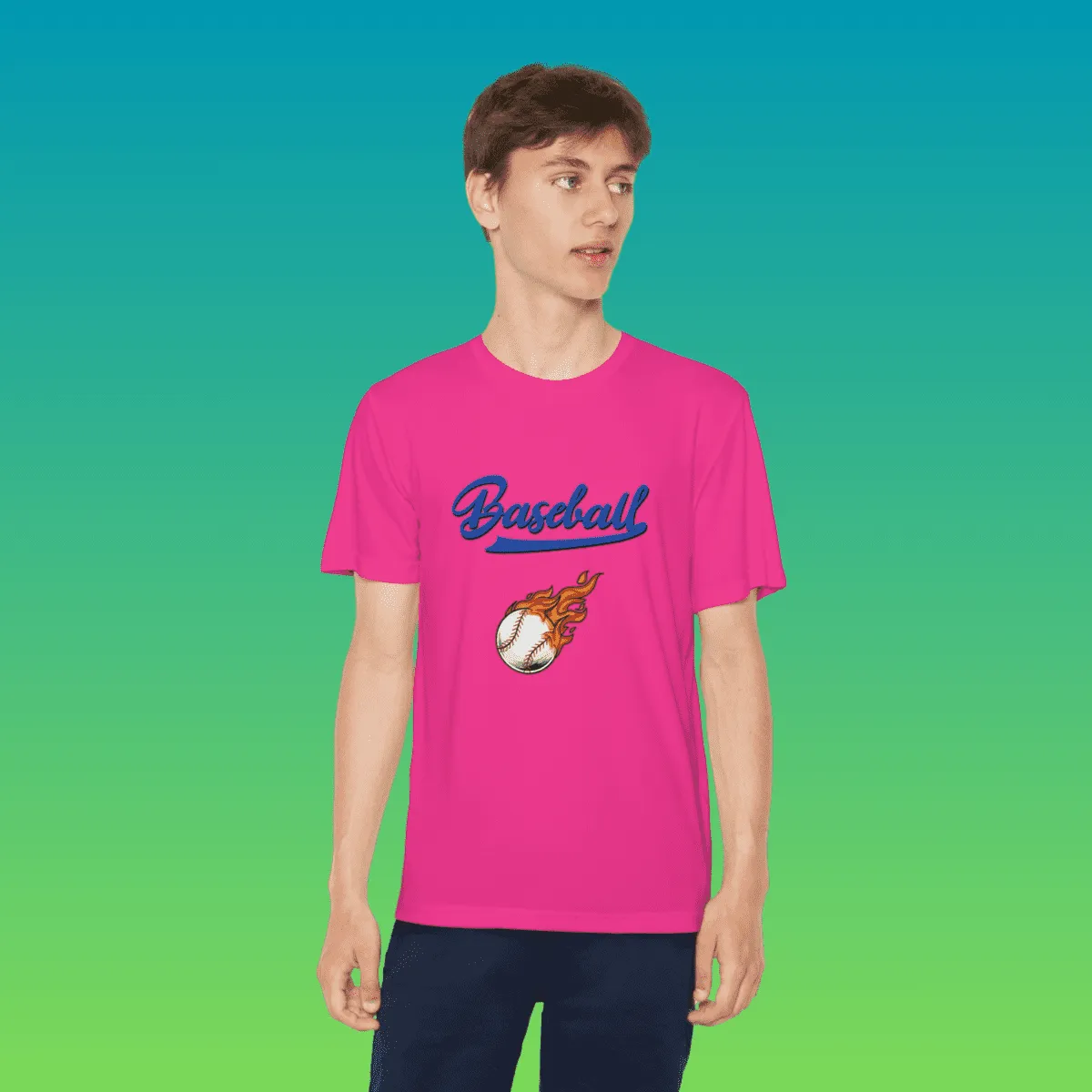 Youth Baseball Moisture-Wicking Tee